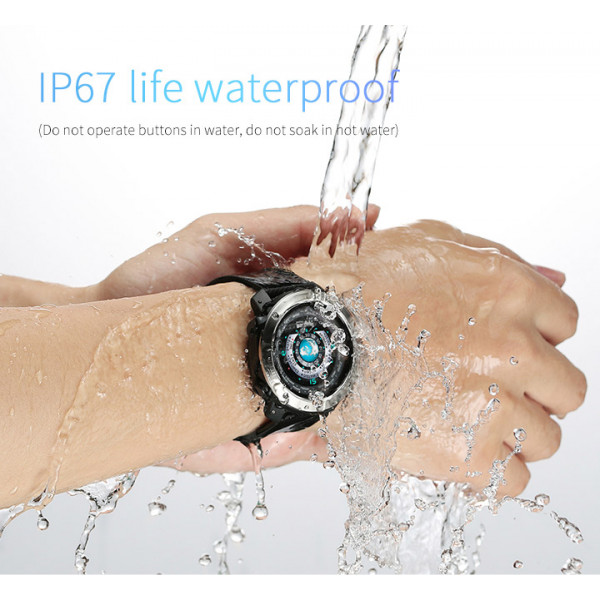 3D UI Smart Watch, Bluetooth 4.0, IP67 Waterproof, Photoelectric Sensor, GPS Track, Heart Rate Monitor Smartwatch