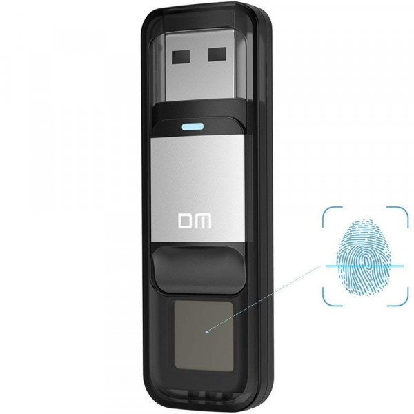 DM Fingerprint Encrypted Pen Drive Dual ...