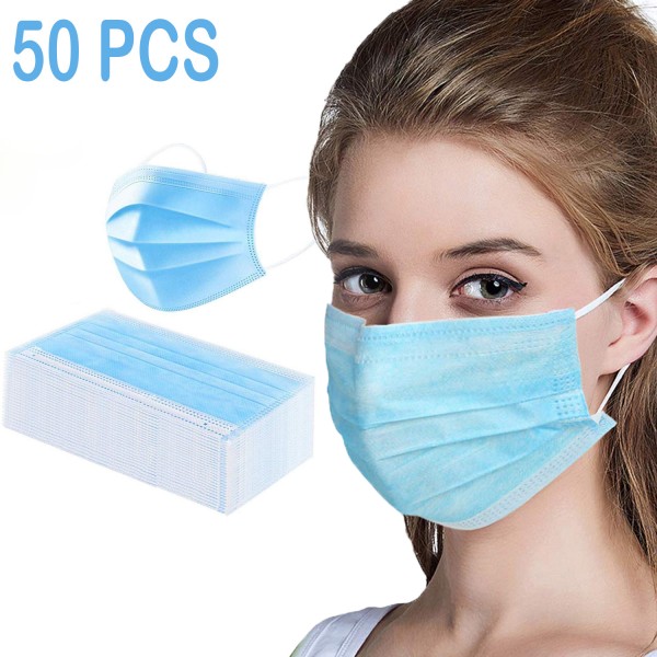 50Pcs Face Mask Protective Cotton Mouth ...